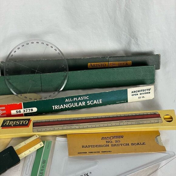 Collection Of Vintage Rulers And Measures - Picture 4 of 6